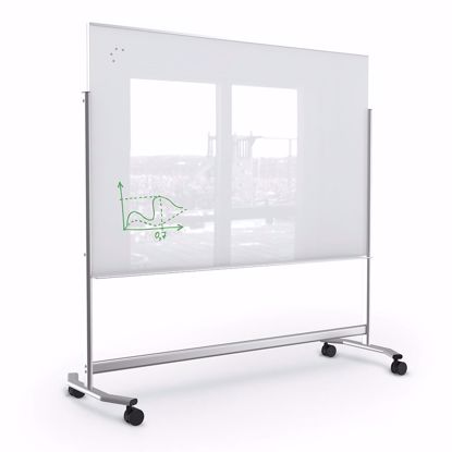 Picture of Visionary Move Mobile Magnetic Glassboard - 3x4