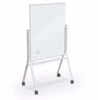 Picture of White Visionary Curve Mobile Glass Whiteboard - 3 x 4 - White Low Iron