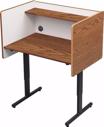 Picture of STUDY CARREL-HPL (Oak)