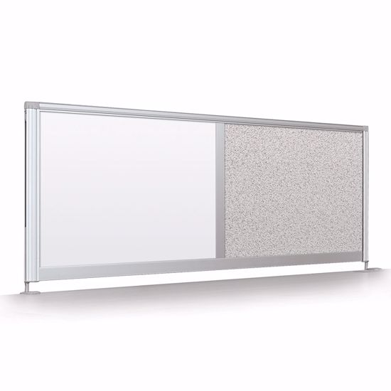 Picture of Desktop Privacy Panel - 32" Pebbles Vinyl Lt Quarry