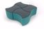Picture of Bowtie Ottoman- 28x21x18H (Glides, Legs, or Casters) - Fomcore Bench Series                                                                                                                                                                                                                                                                                                                                     