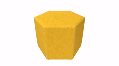 Picture of Honeycomb Ottoman- 24x21x18 (Glides, Legs, or Casters) - Fomcore Ottomon Series                                                                                                                                                                                                                                                                                                                                 