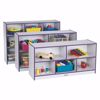 Picture of Rainbow Accents® Toddler Single Mobile Storage Unit - Purple