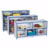 Picture of Rainbow Accents® Toddler Single Mobile Storage Unit - Red