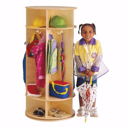 Picture of Jonti-Craft® Revolving 5 Section Coat Locker