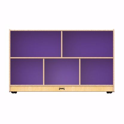 Picture of Jonti-Craft® Low Single Mobile Storage Unit – Purple