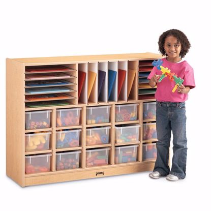 Picture of MapleWave® Sectional Cubbie-Tray Mobile Unit - without Trays