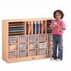 Picture of MapleWave® Sectional Cubbie-Tray Mobile Unit - with Clear Trays