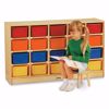 Picture of Jonti-Craft® 20 Cubbie-Tray Mobile Storage - with Colored Trays