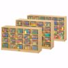 Picture of Jonti-Craft® 20 Cubbie-Tray Mobile Storage - with Colored Trays