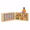 Picture of Jonti-Craft® 20 Cubbie-Tray Fold-n-Lock - with Colored Trays