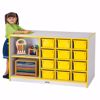 Picture of Rainbow Accents® Mobile Storage Island - with Trays - Blue