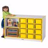 Picture of Rainbow Accents® Mobile Storage Island - with Trays - Orange