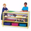 Picture of Rainbow Accents® Mobile Storage Island - with Trays - Black