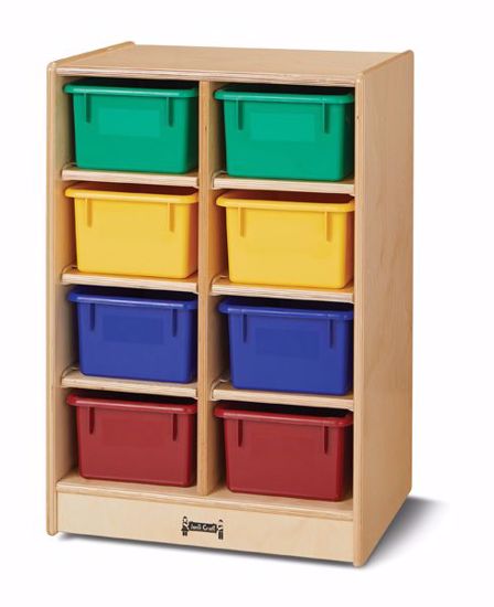 Picture of Jonti-Craft® 8 Cubbie-Tray Mobile Unit - without Trays