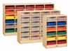 Picture of Jonti-Craft® 24 Paper-Tray Mobile Storage - with Clear Paper-Trays