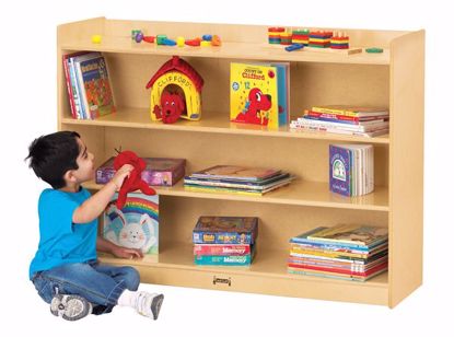 Picture of Jonti-Craft® Adjustable Mobile Straight-Shelf with Lip - ThriftyKYDZ®