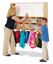 Picture of Jonti-Craft® 10 Section Wall Mount Coat Locker with Storage – with Clear Cubbie-Trays