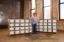 Picture of TrueModern® Twenty-Cubbie Shelf - with White Cubbie-Trays