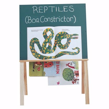 Picture of Jonti-Craft® Teachers' Wide Easel - Chalkboard