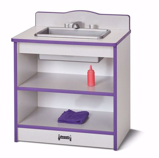 Picture of Rainbow Accents® Toddler Kitchen Sink - Navy