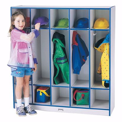Picture of Rainbow Accents® 5 Section Coat Locker - Blue