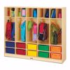 Picture of Jonti-Craft® Large Locker Organizer – with 10 Colored Tubs