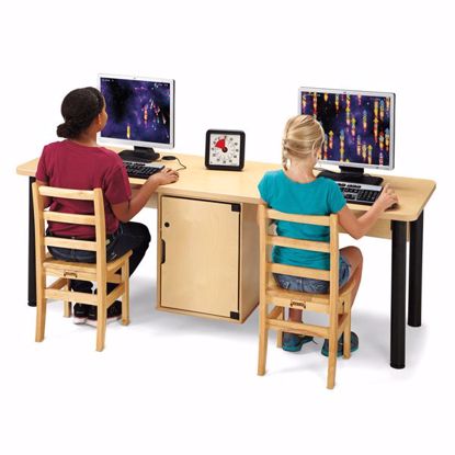 Picture of Jonti-Craft® Dual Computer Lab Table