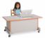 Picture of Rainbow Accents® Apollo Single Computer Desk - Yellow