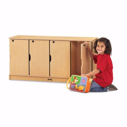 Picture of MapleWave® Stacking Lockable Lockers -  Single Stack