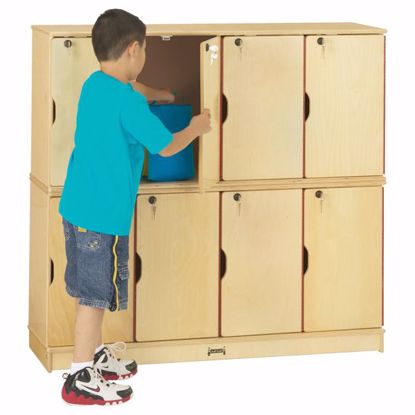 Picture of Jonti-Craft® Stacking Lockable Lockers -  Double Stack - ThriftyKYDZ®