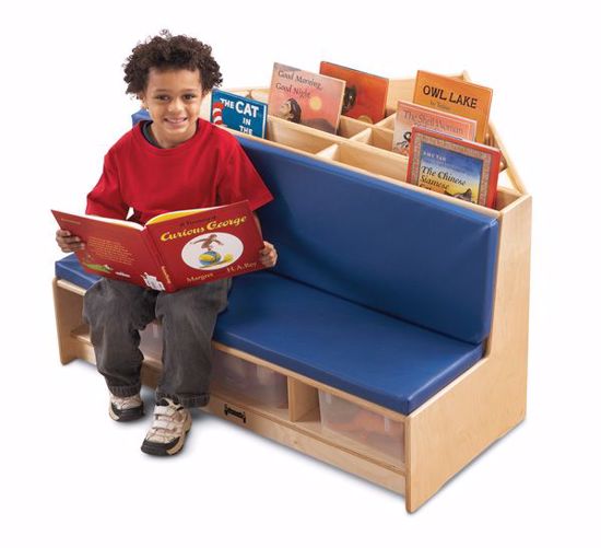 Picture of Jonti-Craft® Corner Literacy Nook - Red