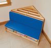 Picture of Jonti-Craft® Corner Literacy Nook - Blue