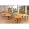 Picture of Berries® Collaborative Hub Table - 44" X 47" - Maple/Black