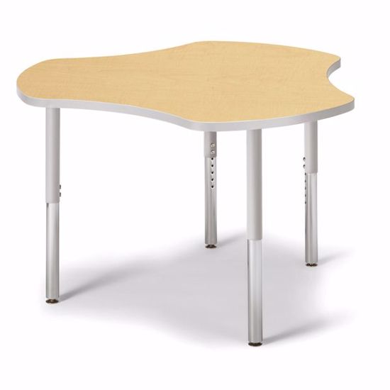 Picture of Berries® Collaborative Hub Table - 44" X 47" - Maple/Gray