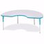 Picture of Berries® Kidney Activity Table - 48" X 72", A-height - Gray/Teal/Teal
