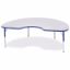 Picture of Berries® Kidney Activity Table - 48" X 72", E-height - Gray/Blue/Blue
