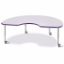 Picture of Berries® Kidney Activity Table - 48" X 72", Mobile - Gray/Purple/Gray