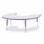 Picture of Berries® Horseshoe Activity Table - 66" X 60", A-height - Gray/Purple/Purple