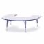 Picture of Berries® Horseshoe Activity Table - 66" X 60", E-height - Gray/Blue/Blue