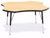 Picture of Berries® Four Leaf Activity Table - 48", A-height - Gray/Blue/Blue