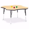 Picture of Berries® Four Leaf Activity Table - 48", E-height - Gray/Blue/Blue