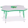 Picture of Berries® Four Leaf Activity Table - 48", E-height - Gray/Yellow/Yellow