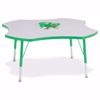Picture of Berries® Four Leaf Activity Table - 48", E-height - Gray/Navy/Navy