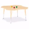 Picture of Berries® Four Leaf Activity Table - 48", E-height - Maple/Maple/Camel