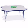 Picture of Berries® Four Leaf Activity Table - 48", T-height - Gray/Green/Green