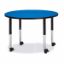 Picture of Berries® Round Activity Table - 42" Diameter, Mobile - Blue/Black/Black