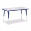 Picture of Berries® Rectangle Activity Table - 24" X 36", A-height - Gray/Blue/Blue