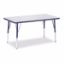 Picture of Berries® Rectangle Activity Table - 24" X 36", E-height - Gray/Navy/Navy