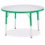Picture of Berries® Round Activity Table - 36" Diameter, E-height - Gray/Green/Green